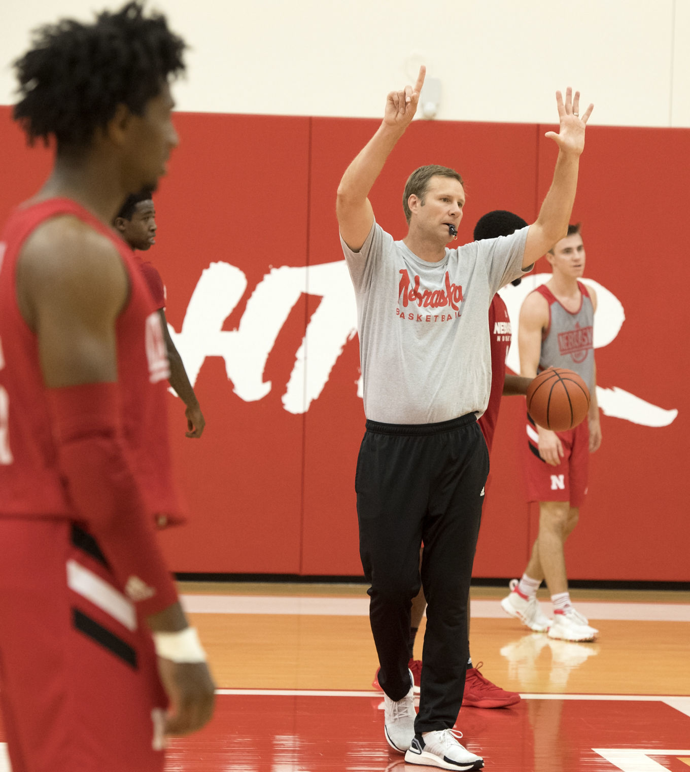 Nebraska men's hoops practice, 7.23